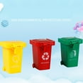 thumbnail image 3 of Cheers.US Durable Trash Can, 3Pcs/Set Bright Color Kids Push Toy Plastic Vehicles Garbage Truck Trash Cans, Make Your Room Clean and Comfortable, 3 of 7