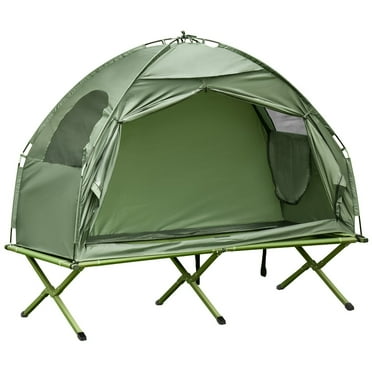 VBOLF Multifunctional Folding Camping Cots for Adults, Elevated Tent ,  Portable Single Sleeping Cot Camping Bed.