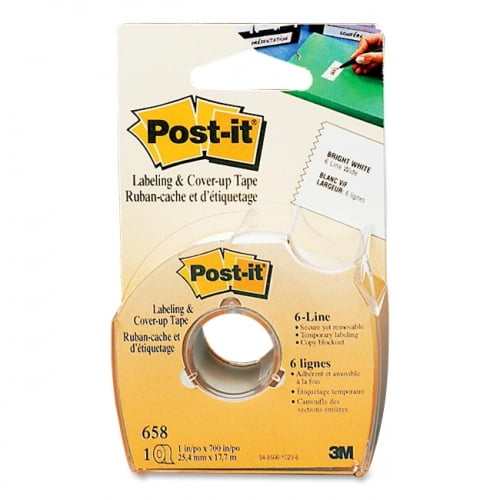 post it white out tape