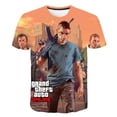 thumbnail image 1 of Niños Grand Theft Auto Camisetas Ropa Niños Niños Niñas Juego GTA 5 Camisetas Ropa Niños Verano Nuevas camisetas Tops Disfraces12M Gao Jinjia LED, 1 of 2