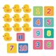 thumbnail image 2 of Juguetes de piscina, juguetes para bebés, juguetes para niños pequeños, pegatinas de pared de espuma EVA con números flotantes para el baño del bebé, divertidos y educativos, bañarse con caracteres al, 2 of 9