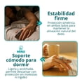 thumbnail image 3 of Férula Ajustable para Dedo | Diseño Tipo Sombrilla con Esponja Interna y Correas Ajustables  | 4 Tallas Unisex | Protección Cómoda para Mano Izquierda o Derecha | Color Gris, 3 of 10