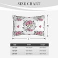 thumbnail image 3 of Plush Throw Pillow Covers, Artistic Cute Poodle Dog Pink_A Pillow Cases with Invisible Zipper, Breathable Microfiber Pillow Cases Standard Size for Sleeping Bedroom Sofa Living Room 16x24, 3 of 5