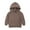 Brown, variant on JDEFEG Sweatshirt Boy Toddler Boys Girls Pullover Sweatshirt Children Solid Plus Babies Hooded Color Top Coat Girls Tops Pullover Jacket for Boys Cotton Grey 90