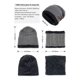 thumbnail image 5 of Bj 4 Conjunto Gorro Bufanda Guantes Para El Frío Tejido Lana, 5 of 6