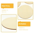 thumbnail image 3 of 30 Pcs Round Wood Chips Wooden Craft Cutout DIY Graffiti Blocks Hollow Unfinished, 3 of 6