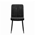 thumbnail image 3 of MIFI Modern Upholstered  Black Dining Chairs Set of 4,  Metal leg, Kitchen Dining Room Home, 3 of 9