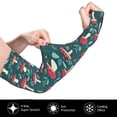 thumbnail image 3 of Fotbe Amanita Mushroom UV Sun Protection Arm Sleeves - Tattoo Cover Up - Basketball Arm Sleeve UPF 50 Cooling for Men Women, 3 of 8