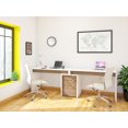 thumbnail image 1 of Liber-T 3 Piece Home Office Set, White and Walnut, 1 of 4