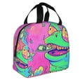 thumbnail image 2 of Pofeuu Psychedelic Cartoon Frog Print Lunch Bag Lunch Box Insulated Lunch Bag Adult Lunch Box for Men and Women, 2 of 8