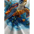 thumbnail image 5 of Men's adult short-sleeved T-shirt, suitable for home wear, displaying vivid turtle patterns, made of soft materials, comfortable and durable, suitable for casual wear, 5 of 6