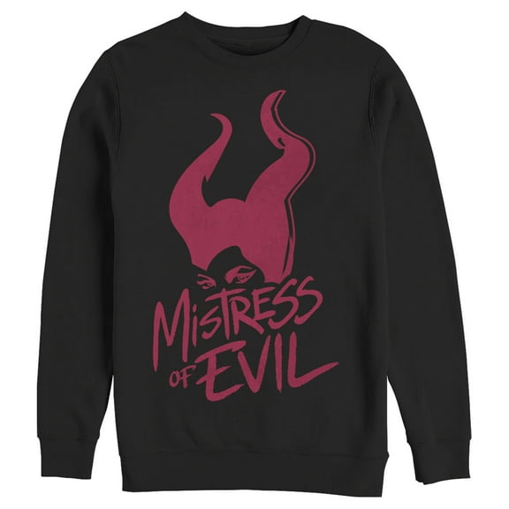 Men's Maleficent: Mistress of All Evil Marker Eyes Sweatshirt Black Medium
