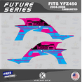 thumbnail image 2 of Kalair GFX Graphics Kit for Yamaha ATV YFZ 450 Carburator (2004-2008) Future Series, 2 of 5