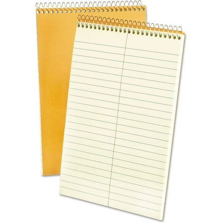 25270 Spiral Steno Book, Gregg, 6 x 9, 15 lb, Green Tint, 60