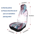 thumbnail image 6 of Haiem Blue Swirl Fireworks Printed Car Seat Covers Set of 2, Universal Fit Car Seat Covers,Protective Seat Covers,Comfortable Car Seat Covers, Easy Installation Seat Covers, 6 of 9