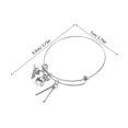 thumbnail image 2 of Music Bracelet for Women Drummer's Wristwear Silver Metal, 2 of 5