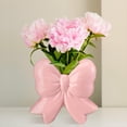 thumbnail image 3 of Jarrón de Cerámica Rosa, Pequeño, Portabolígrafos, Portabrochas de Maquillaje, Diseño Contemporáneo, Regalo para Mujer, Ideal para el Hogar y la Oficina., 3 of 7