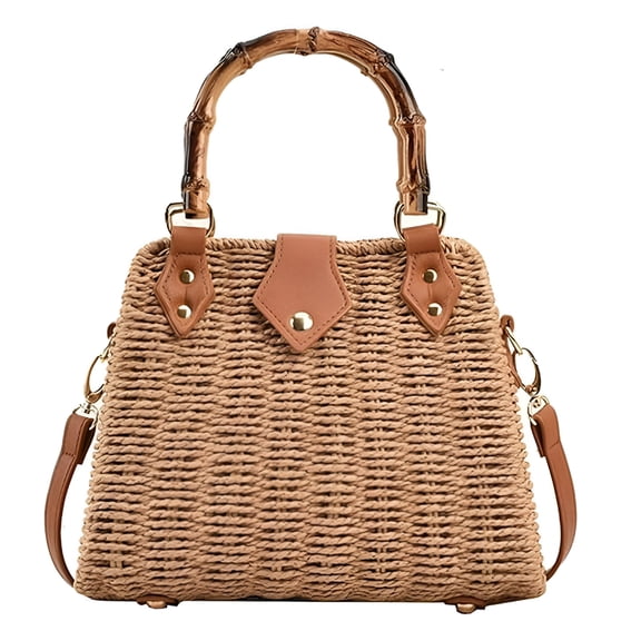 GASTROPOD Summer Woven Tote Bags Straw Braided Purses Handbags Shoulder Crossbody Bag Beach Bag for Women Vacation