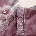 thumbnail image 3 of DBOZE LUXURY, Warm Heavy Plush Korean Style Blanket, 2 Ply Reversible Silky Touch Velvet Warm Plush Fleece Blanket (King Size, Lavender/Cream), 3 of 5