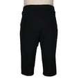 thumbnail image 6 of Kakii Men's Long Linen Shorts Below Knee Pocketed 3/4 Summer Drawstring Capri Pant, 6 of 6