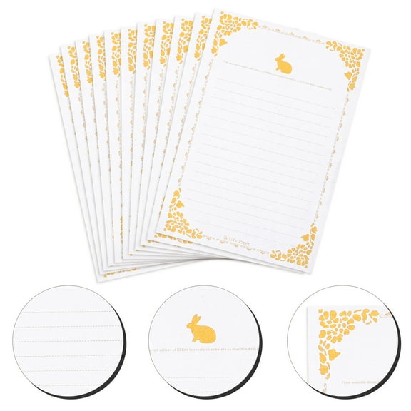 Masteelf Writing Papers for Invitation and Notes 20 Sheets Vintage Decorative Letter Paper for