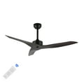 thumbnail image 2 of JONATHAN Y Aldrin 50" Modern Minimalist Iron/Plastic Mobile-App/Remote-Controlled 6-Speed Razor Ceiling Fan, Dark Brown Wood Finish, 2 of 8
