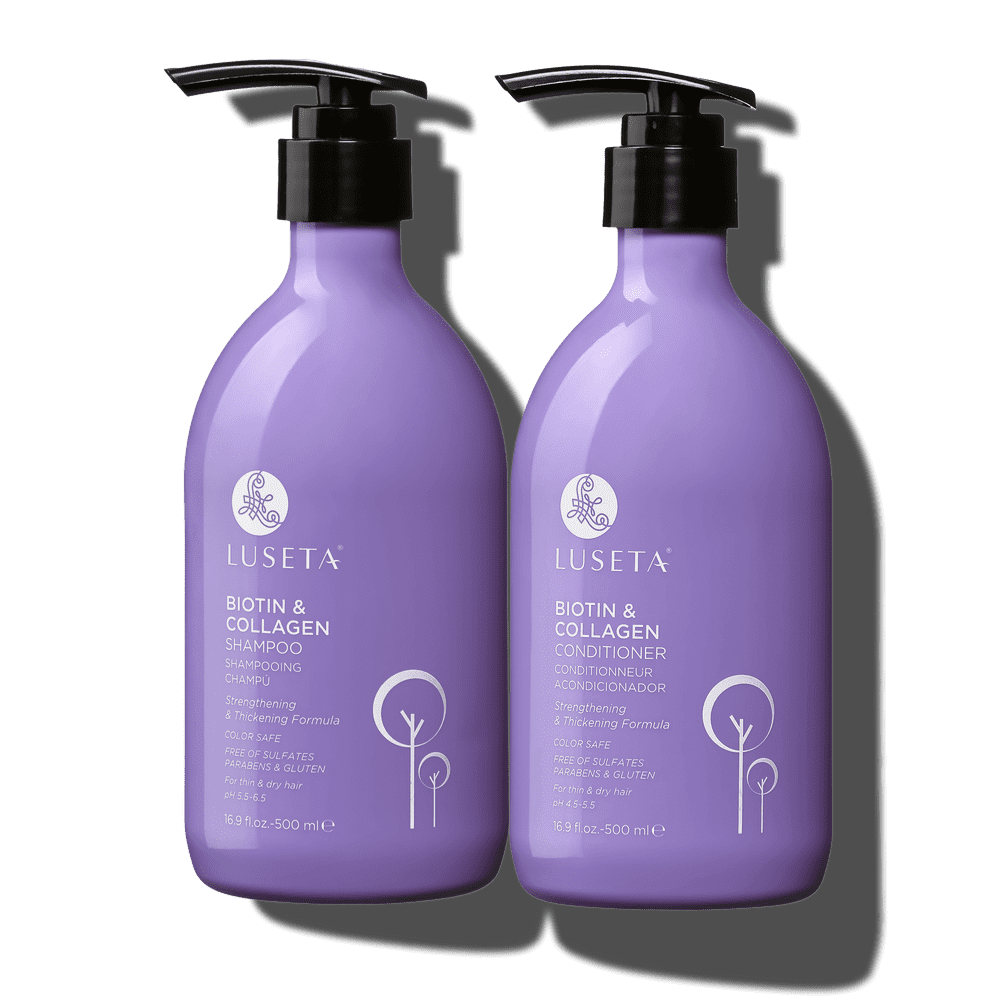 Luseta Biotin & Collagen Shampoo & Conditioner Set 16.9oz