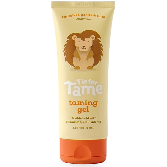 T Is For Tame - Kids Hair Styling Gel Alcohol-Free Hair Gel For Kids & Toddlers, (3.38 Fl Oz ,)