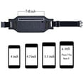 thumbnail image 3 of Epicgadget™ Running Belt Waist Pack, Lightweight Water Resistant Reflective Runner Belt Sports Fanny Pack Adjustable Waistband (Black), 3 of 3