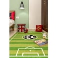 thumbnail image 2 of Furnish My Place 680 Strips Soccer 7'10"x11' Play Area Rug for Kids Playroom, Bathroom & Kindergarten Classroom, Strips Rectangle, Green, 2 of 5