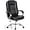 Jet Black, variant on YSNW Office Desk Ergonomic Gaming Chair High Back Adjustable Computer Chair with Wheels and Lumbar Support Comfy Leather Executive Swivel (Brown)