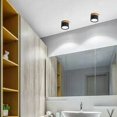thumbnail image 5 of Foco de techo LED redondo negro, 12 W, blanco frío 6000 K, aluminio, 110 mm, ideal para pasillo, dormitorio, comedor, cocina, sala de estar, 5 of 5