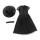 thumbnail image 4 of Disfraz de Halloween Salvador para niñas M malla negra, 4 of 10