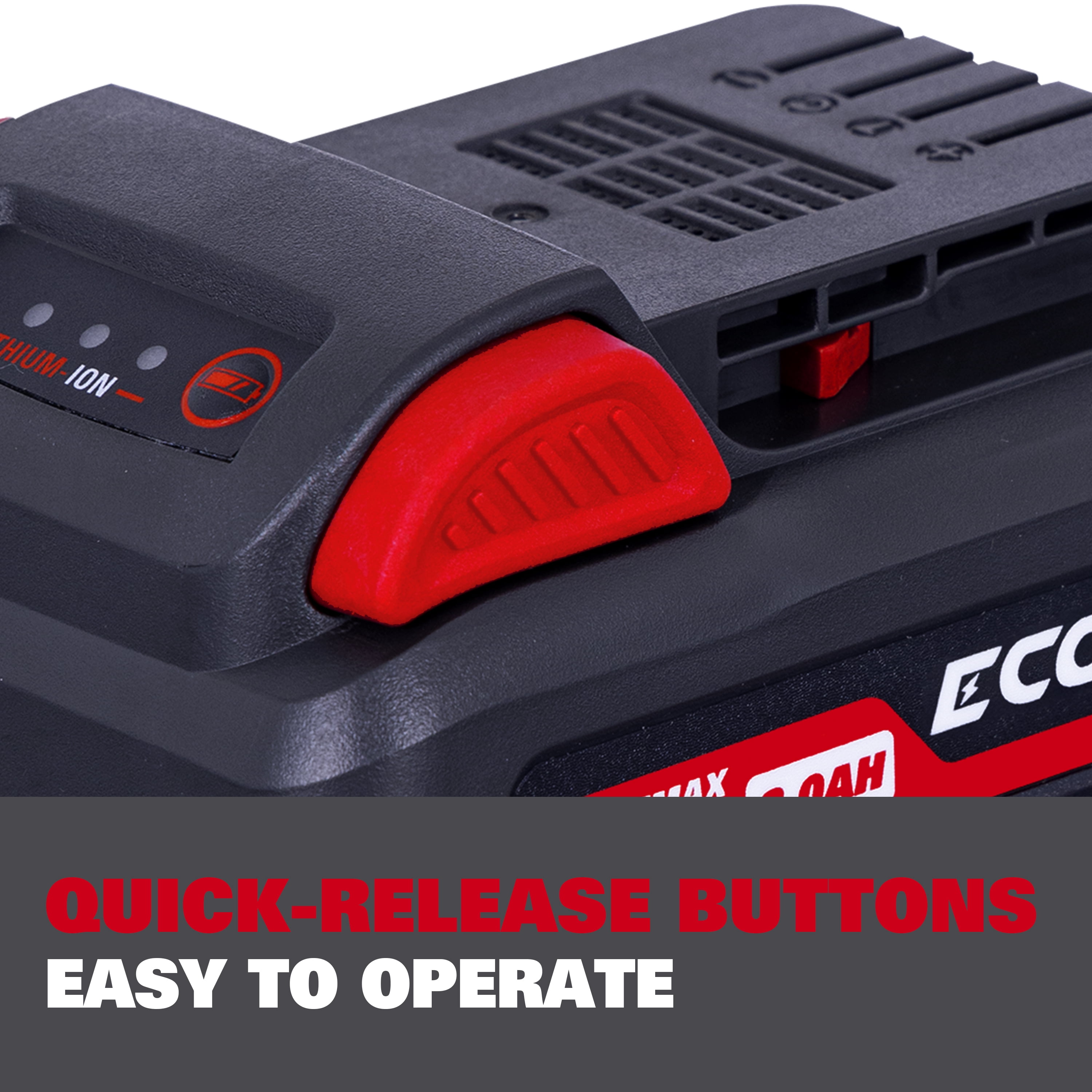 Ecomax 20V Lithium-Ion 2.0AH Battery