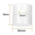 thumbnail image 3 of 3 Pack Ceiling Hooks for Ceiling Hanging Lights, Pendant Light Hook for Ceiling Lamp, Ceiling Hooks, DIY Lamp White, 3 of 5