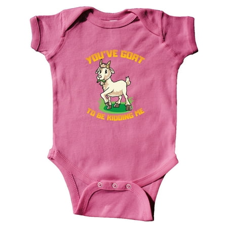 

Inktastic Funny Goat Kid Joke Gift Baby Boy or Baby Girl Bodysuit