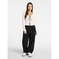 thumbnail image 2 of Madden NYC Women's Tie Front Top with Long Sleeves, Sizes XXS-XXL, 2 of 5