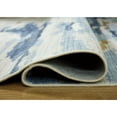 thumbnail image 4 of Signature Design by Ashley Vinlett Contemporary Washable Area Rug, 5' x 7', Abstract Cream/Blue/Brown Pattern, 4 of 6