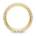 thumbnail image 4 of 1 Ct. Natural Diamond Wedding Ring Womens U-Prong Eternity Band 14k Yellow Gold, 4 of 5
