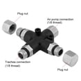thumbnail image 3 of Dioche No Leaks Airbrush Mini Compressor, 3-Way Airbrush Adaptor, Work Mini Air Compressor For Airbrush Home, 3 of 8
