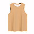 thumbnail image 4 of JUNWELL BLVB Summer Tank Tops for Women 2024 Crew Neck Sleeveless Casual Loose Solid Color Basic Tee Shirt, 4 of 4