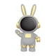 thumbnail image 3 of Alcancía de vinilo con forma de astronauta, resistente a caídas, para habitación infantil Gris, 3 of 9