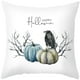 thumbnail image 4 of Funda de almohada con estampado de calavera de calabaza de terror para Halloween, cubierta de cojín decorativa de poliéster para sofá, decoración del hogar, 45x45cm, 2021, 4 of 4