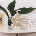 thumbnail image 1 of Adorno de puerta Colgante Macarena estrella rústica decoración de madera, 1 of 8