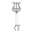 thumbnail image 1 of MYG Lyre pour Trompette Stand de Musique de Marche Concert Trompette Or Argent Métal, 1 of 7