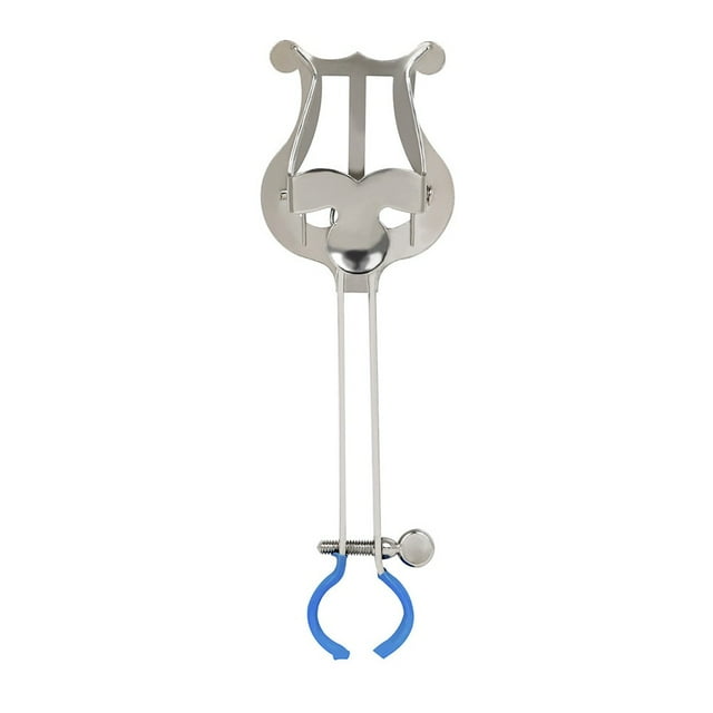 Lyre for Trumpet Marching Music Stand Marching Concert Trumpet Gold Silver Metal Silver