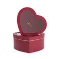 thumbnail image 1 of PENGXIANG 2Pcs/Set Flower Box Heart Shaped Hot Stamping Paper Florist Packaging Rose Gift Case for Party, 1 of 8