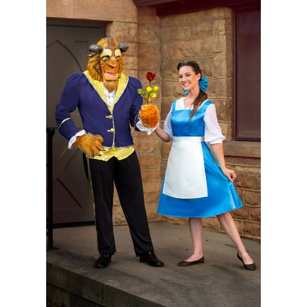 Belle Blue Costume Dress for Women Disney Costumes Adult Womens Blue White XL Disguise
