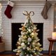 thumbnail image 5 of Christmas Tree Toppers Metal Vintage Bow Decoration Party Ambiance Decoration Props, 5 of 9