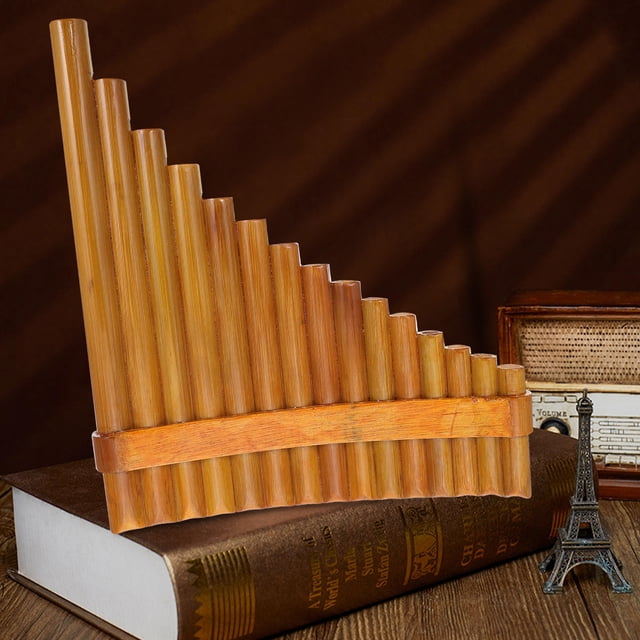 WEUVEB 1Set Portable Pan Flute 15 Beginner Musical Instrument with Clear Tone